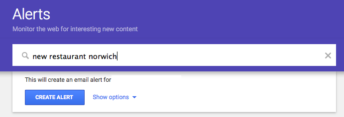 How to set up a Google Alert | Digital Unite